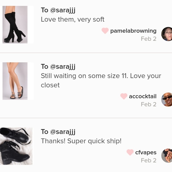 COPY - Size 9 chunky platform thigh high boots - Picture 5 of 8